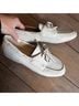 Vince. 100% Leather Ivory Flats Size 7 - photo 4