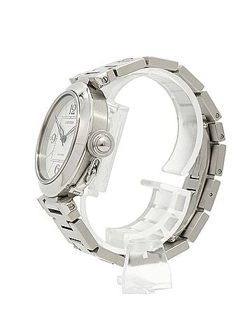 Cartier Cartier Pasha C W31074M7 White Dial Watch (Boys' Size) (view 2)