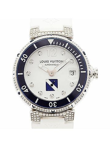 Louis Vuitton Louis Vuitton Tambour Diving Q113C White Dial Watch for Men and Women (view 1)