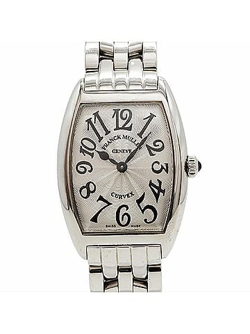 Franck Muller Franck Muller Tonneau Curvex 1752 Silver Dial Women's Watch (view 1)