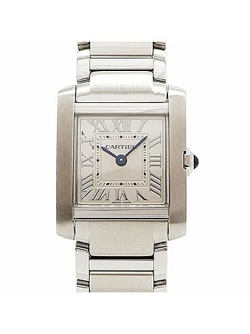 Cartier Cartier Tank Française SM WSTA0065 Silver Dial Women's Watch (view 1)