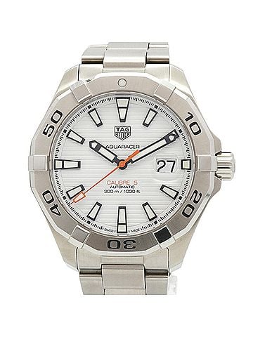 TAG Heuer TAG Heuer Aquaracer WAY2013 White Dial Men's Watch (view 1)