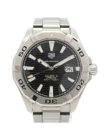 TAG Heuer TAG Heuer Aquaracer WAY2010 Black Dial Men's Watch (view 1)