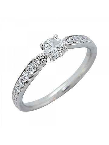 Tiffany & Co. Tiffany & Co. Harmony Ring, Pt950 Platinum, 0.21ct Diamond, Women's (view 1)