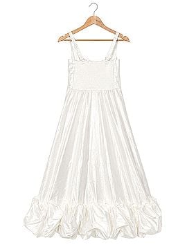 Show Me Your Mumu Rebbea Midi in Taffeta White Cocktail Dress (view 2)