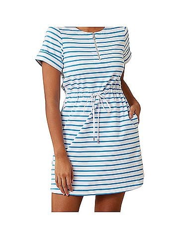 Tommy Bahama JOVANNA STRIPE ZIP FRONT DRESS Casual Dress (view 2)