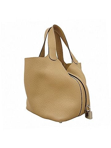 Hermès Hermes Picotin Lock PM Handbag, Taurillon Clemence Leather, Trench Style, U Stamp, Women's, P3025420 (view 2)