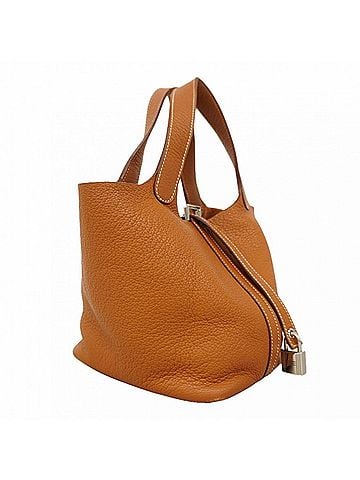 Hermès Hermes Picotin Lock PM handbag, Taurillon Clemence leather, gold, ?M stamp, women's, P2988490 (view 2)