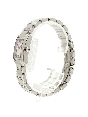 Cartier Cartier Tank Française SM W51028Q3 Pink Dial Women's Watch (view 2)