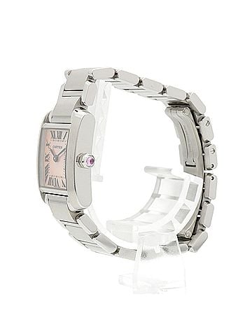 Cartier Cartier Tank Française SM W51028Q3 Pink Dial Women's Watch (view 2)