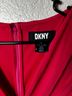 DKNY 100% Polyester 100% Polyester 100% Polyester Red Cocktail Dress Size 4 - photo 3