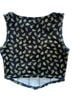 BP. Floral Black Yellow Sleeveless Top Size S - photo 2
