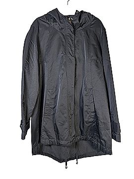 Eileen Fisher Hidden Hood Drawstring Utility  Raincoat (view 1)