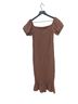 Baltic Born 100% Polyester Solid Brown Cocktail Dress Size M - photo 1