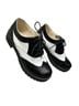 Unlabeled Black White Flats Size 8 - photo 2