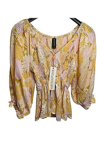 Minkpink Brianna Smock Blouse T-Shirt (view 1)
