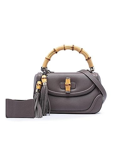 Gucci Medium Leather New Bamboo Satchel (view 2)