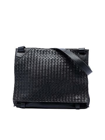 Bottega Veneta Intrecciato Trimmed Nappa Messenger Bag (view 1)
