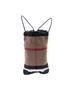 Burberry 100% Canvas Brown Mega Check Canvas Drawstring Backpack One size - photo 7