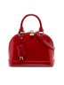 Louis Vuitton 100% Leather Red Monogram Vernis Alma BB One size - photo 1