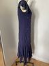 metaphor 100% Polyester Blue Cocktail Dress Size 8 - photo 9