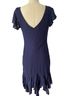 metaphor 100% Polyester Blue Cocktail Dress Size 8 - photo 2