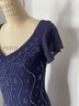 metaphor 100% Polyester Blue Cocktail Dress Size 8 - photo 5