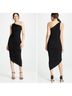 Norma Kamali Black Cocktail Dress Size XS - photo 4