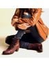 Spring Step 100% Leather Brown Ankle Boots Size EU 37 - photo 4
