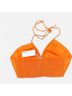 Reformation 100% Linen Solid Orange Halter Top Size M - photo 8