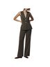 Reformation Stripes Brown Dress Pants Size 10 - photo 1