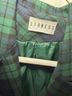 Lioness 100% Polyester Plaid Green Blue Blazer Size L - photo 3