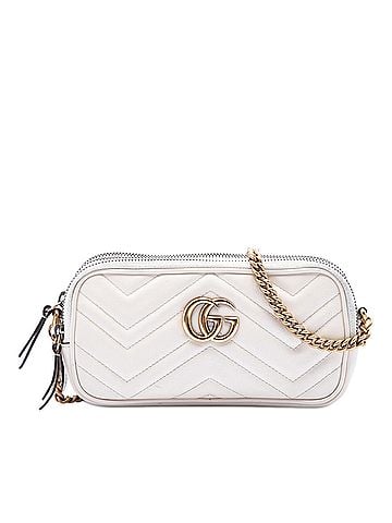 Gucci Mini GG Marmont Matelasse Calfskin Triple Zip Crossbody (view 1)
