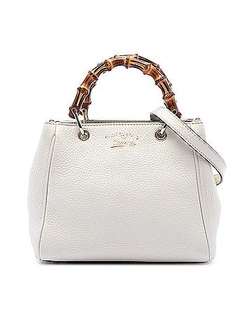 Gucci Mini Calfskin Bamboo Shopper Satchel (view 1)
