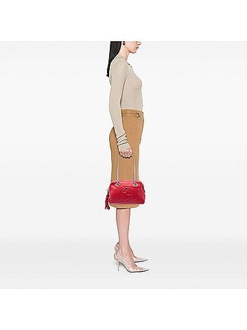 Gucci Calfskin Soho Chain Zip Shoulder Bag (view 2)
