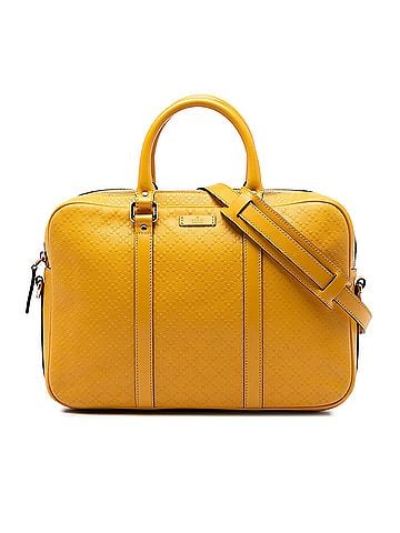 Gucci Medium Diamante Bright Leather Business Bag (view 1)