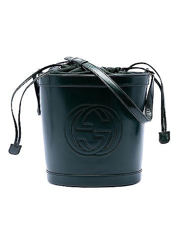 Gucci Calfskin Interlocking G Bucket Bag (view 1)