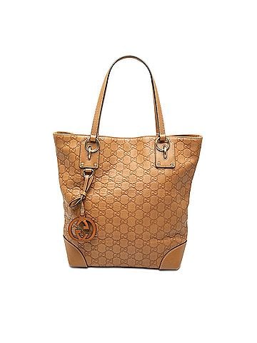 Gucci Medium Guccissima GG Charm Tote (view 1)