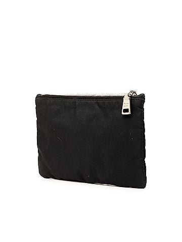 Prada Prada Triangle Logo Plate Patchwork Handbag Pouch Accessory Case Black Multicolor Nylon Saffiano Leather Women's PRADA (view 2)