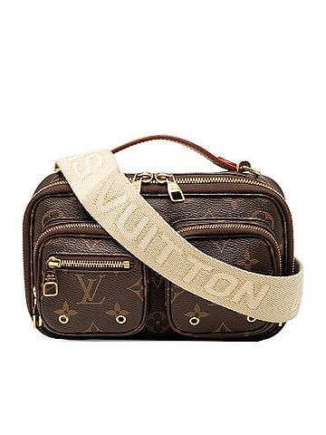 Louis Vuitton Louis Vuitton Monogram Utility Crossbody Handbag Shoulder Bag 2WAY M80446 Brown Leather Women's LOUIS VUITTON (view 1)