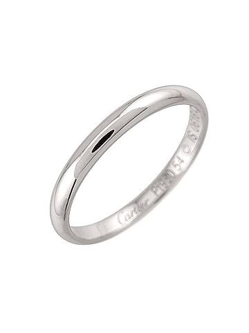 Cartier Cartier 1895 Classic #54 Ring, 2.5mm wide, Platinum (Pt) (view 1)