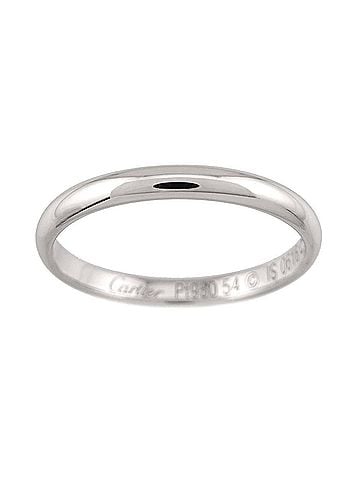 Cartier Cartier 1895 Classic #54 Ring, 2.5mm wide, Platinum (Pt) (view 2)