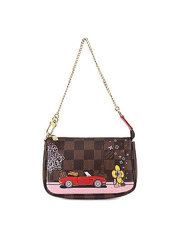 Louis Vuitton Louis Vuitton Vivienne Damier Mini Pochette Accessoires Handbag Ebene N60259 (view 1)