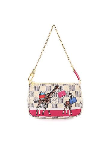 Louis Vuitton Louis Vuitton Damier Azur Mini Pochette Accessoires Handbag, White Multicolor N62200 (view 1)