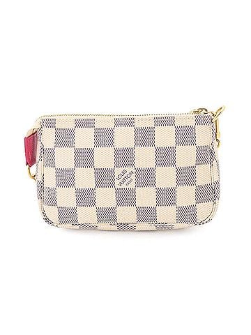 Louis Vuitton Louis Vuitton Damier Azur Mini Pochette Accessoires Handbag, White Multicolor N62200 (view 2)