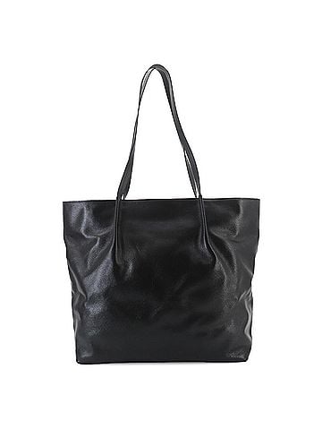 Prada Prada PRADA Tote Handbag Leather Black Gold Hardware Bag (view 2)