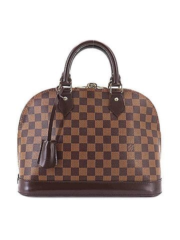 Louis Vuitton Louis Vuitton Alma PM Damier Handbag, Ebene Brown, Gold Hardware, N53151. (view 1)