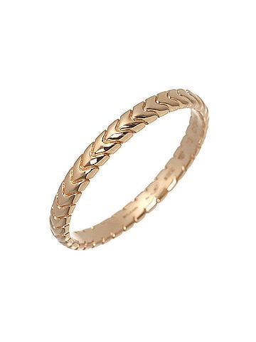 Bvlgari Bulgari BVLGARI Spiga #73 Ring 18K PG Pink Gold 750 SPIGA (view 1)