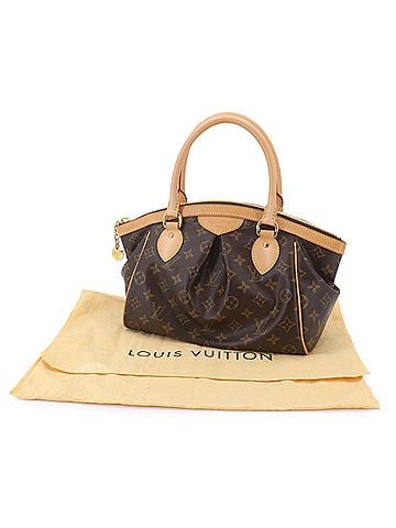 Louis Vuitton Tivoli PM Louis Vuitton Monogram Handbag Brown M40143 Gold Hardware (view 2)