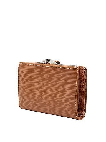 Louis Vuitton Louis Vuitton Epi Viennois Bi-fold Wallet M63271 Kenya Brown Leather Women's LOUIS VUITTON (view 2)